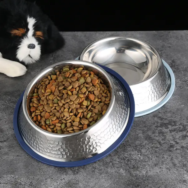 Stainless Steel Pet Bowl - Non-Slip, Non-Toxic, Durable Dog Food Bowl